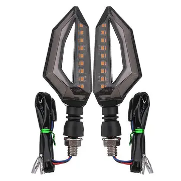12V Pár Univerzální Světlomet LED Denní Světla a Blinkry pro Motocykly a Skútry