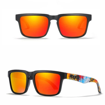 KDEAM Fashion Square Polarizované Sluneční Brýle Barevné Objektivy UV400 Sportovní Sluneční Brýle na Venkovní Cestování Řízení Rybaření