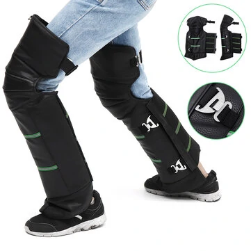 Motocyklové teplé padlózní chrániče nepremokavé ochranné zesílené zimní kožená kolenní podložka