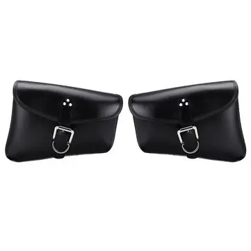 Kožené motocyklové boční zadní tašky na zavazadla PU na Harley XL883/1200