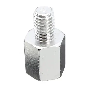 Adaptér zpětného zrcátka motocyklu Zvyšte šroub 8 mm Konverze 10 mm Kladné a záporné zuby