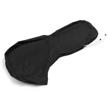 600D Černý Člun Plný Kryt Motoru Pro 15-20HP Motor Vodotěsný