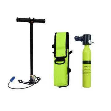 X3000 Respirátor + Vysokotlaká Pumpa (Černá) + Taška na Respirátor Mini Potápěčská Lahvička s Kyslíkem