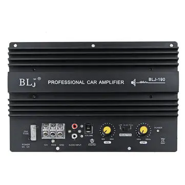 12V 600W Auta zesilovač vysoký výkon Amp Board Výkonný subwoofer