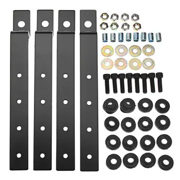 Montážní sady pro kovové držáky zadních bočních sedlových tašek na motocykl