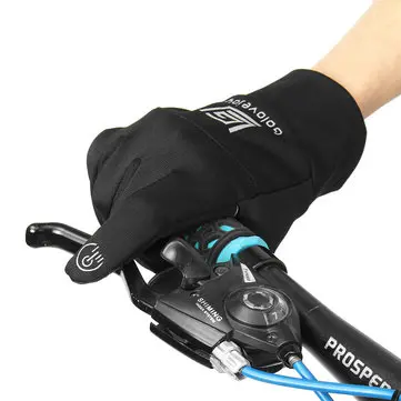 Voděodolné zimní venkovní cyklistické teplé motocyklové jízdy lyžování Touch Screen Full Finger Gloves