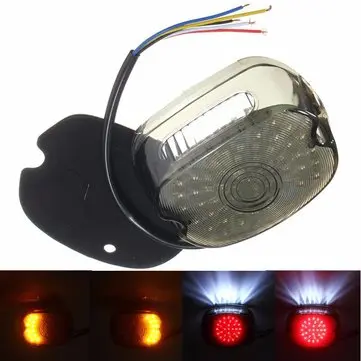 Osvětlení zadní části LED s odpočívacími svítilnami pro Harley Sportster Softail Dyna 91-10