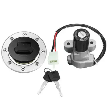 Zapalovací Spínač Paliva Plynová Krytka Klíč Pro Suzuki GSXR1000 SV650 TL1000R GSF1200