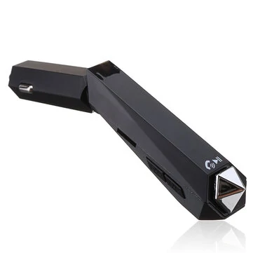 Bakeey bluetoothový autorádio FM vysílač Bezdrátový adaptér USB nabíječka Přehrávač Mp3