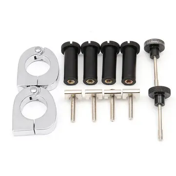 Vidlice CNC Větrná Sklo Uvolnění Montážních šroubů Sada Pro Harley Kapotáž