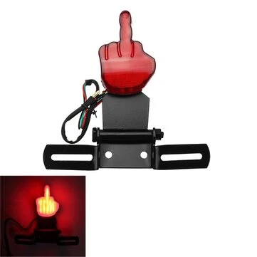12V 5W Motocyklové LED Brzdové Světlo Skútr Zadní Světlo Světlo Na Značku Cafe Racer Univerzální
