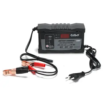 Automatický inteligentní nabíječ akumulátoru olovněné kyseliny pro automobily motocykly EU zásuvka