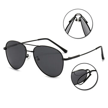 Fotochromatické polarizované sluneční brýle UV400 ochrana proti oslnění sluneční brýle pro venkovní jízdu rybaření s pouzdrem