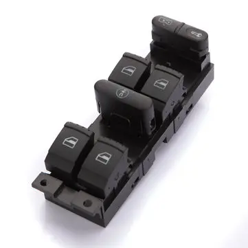 Hlavní spínač ovládání panelu oken, stiskněte For 99 00 01 02 03 04 VW  Golf Jetta