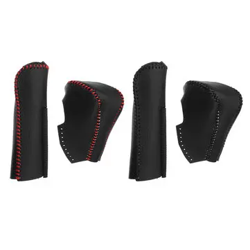 Kryt kuželky řadicí páky a držadla ruční brzdy z PU kůže pro Honda Civic 8. generace