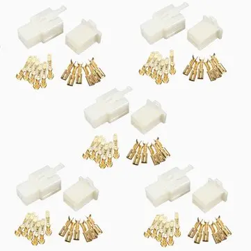 5 sady 6 způsob 2,8 mm konektor terminál kit pro auto motocykl Pin Blade Scooter ATV