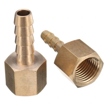 1/4-plunové BSP ženské přípojky hadic 10 bar k 6mm/8mm trubkám pro manometry hadicemi mosazí