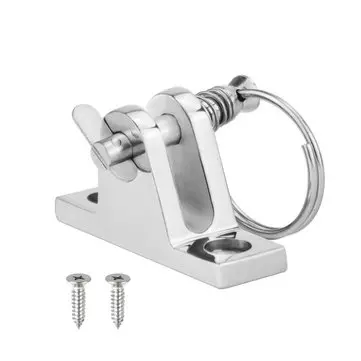 BSET MATEL Skloněný nerezový táhlo pro Bimini Top Paluba se západkou s rychlým uvolňováním Pro marine Kayak kanoe loď Stříkání plachty