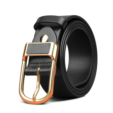 Pás 110-130 cm pro muže s kovovou sponou,3,3 cm široký,jednoduchý,praktický,business casual,kožený pásek s pinovou sponou
