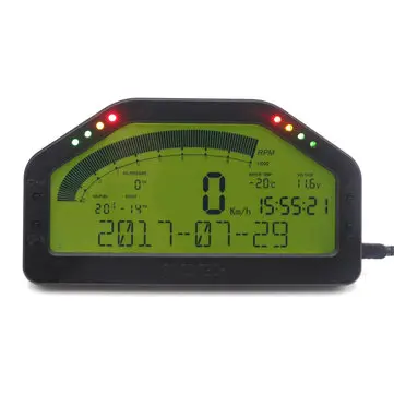 Dash Race LCD displej Full Sensor Kit Dashboard Screen Rally Měřicí Přístroj S funkcí Bluetooth