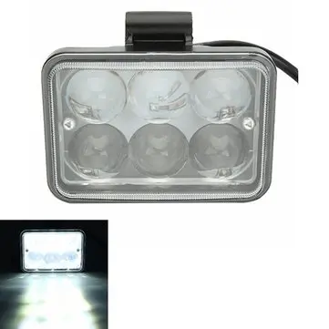 12V 18W 7000K Světlomet Motorky Super Bright Spot Light LED Hlavní Světlomety Objektiv Bočních Šest Lampy Světla
