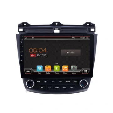 YUEHOO 10,1 palce 2 DIN pro Android 8,0 autostereo 2+32G Quad Core MP5 přehrávač GPS WIFI 4G AM RDS rádio pro Honda Accord 2003-2007