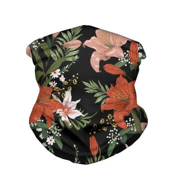 Lehká Prodyšná Turbán Letní Anti-UV Vytisknutá Rychleschnoucí Bandanas Šátek Krk Gaiter