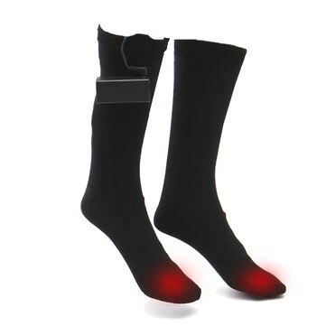 2 kusy elektricky vyhřívané teplé ponožky na boty pro jízdu na motorce lyžování Velikost