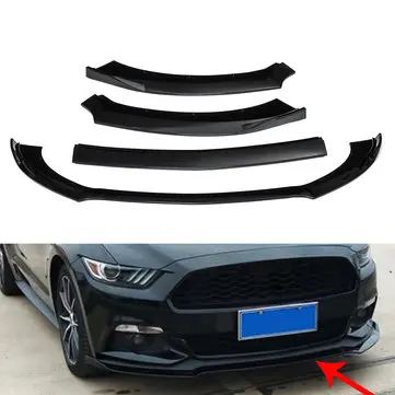 Pro Prod Mustang 2015-2017 Lesklý černý Automobilový Přední Nárazník Pod Diffuser Ochránce Lopata Rtěnka Spoiler Sady
