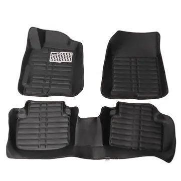 Černá plně obložená protiskluzová autokoberce, voděodolná podložka pro Honda Accord 2013-2016