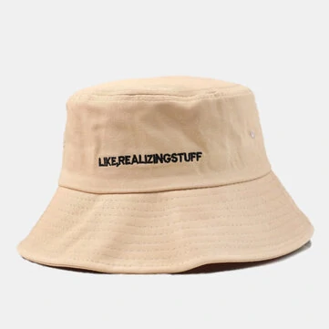 Unisex Kšiltovka se Širokou Lemem a Nastavitelným Slunečním Kloboukem s Vyšívaným Nápisem