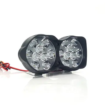 CNSUNNYLIGHT 16W 2000LM 6500K Motocykl LED Přední světlomety Skútr Mlhový reflektor Bílý Pohon Práce