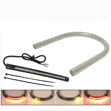 175/210/230MM Zadní Sedlový Oblouk S Osvětlením Pro Honda/Kawasaki/Yamaha/Suzuki Universal