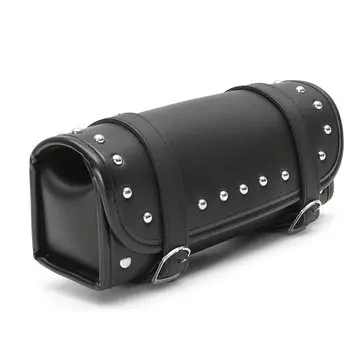 Černé moto přední zadní vidlice nástroj sedlo taška pro Harley Softail Sportster Dyna