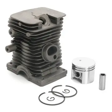 Černá 38mm válec Piston & Ring Motor Kit pro Stihl 018 MS180 MS 180 Motorové Pily Části