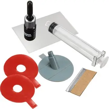 Automobilový nástroj na opravu skla předního okna pro poškození trhlinami hvězdy bullseye