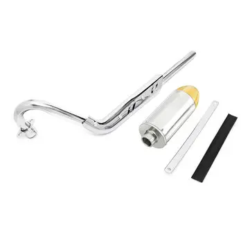 Pro Honda XR50 CRF50 50cc 70cc 90cc 110cc 125cc Pit Bike Žlutý Výfuk Muffler Pipe