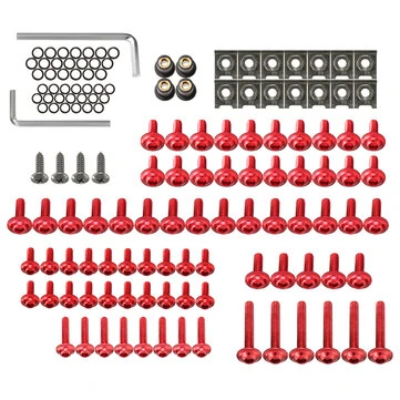 137 ks Sada Přídavný šroub Klip Matice Pro Sportovní Motocykl