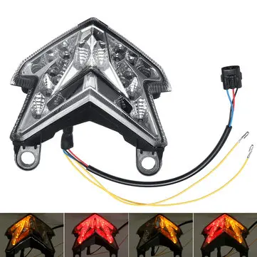 12V Motocyklové zadní LEDblinkry integrované světlo pro Kawasaki Z800/Ninja Z125/Z125PRO/ZX-6R/636 2013-2018