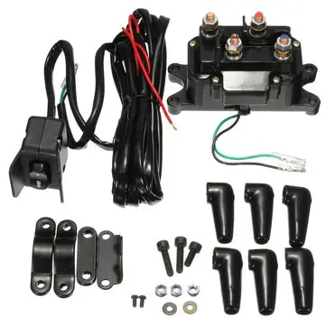 12V Solenoid Relay Contactor Winch Rocker Thumb Switch pro ATV UTV