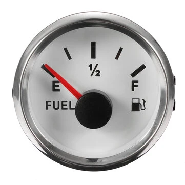 Marine Boat Fuel Oil Tank Level Gauge Indicator Multi-Plug 12/24V 52mm 0-190ohm