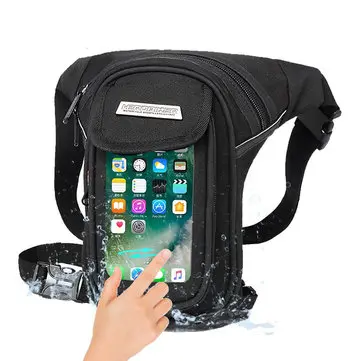 HEROBIKER Motocyklové Jízdy Pas Nohy Taška Vodotěsný Punk Saddle Multi-funkční Kapsy