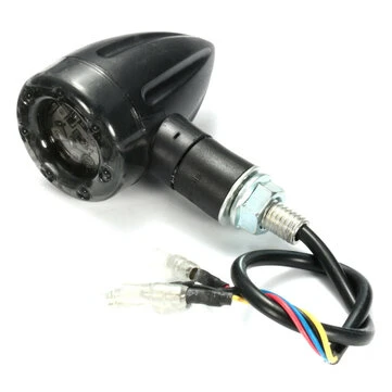 4X Univerzální LED Oranžové+Červené Světlo Přední Motorové Kola Světlo Brzdové Světlo Běhající Lampa