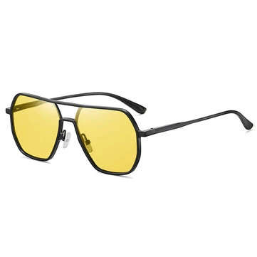 Klasické módní Mg hliníkové sluneční brýle pro muže UV400 ochrana fotokromatické sluneční brýle noční vidění řidičské brýle