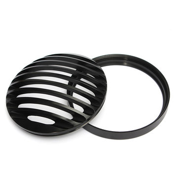 Černá mřížka hlavního světlometu Halogenového projektoru 6 palců pro motocykly Harley