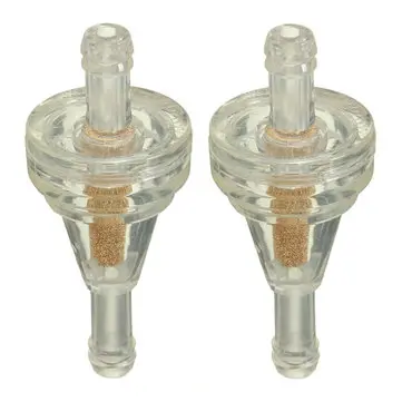 2 ks 1/4 palce 6 mm palivový olejový filtr Inline Universal pro motocykl Pit Dirt Bike Scooter