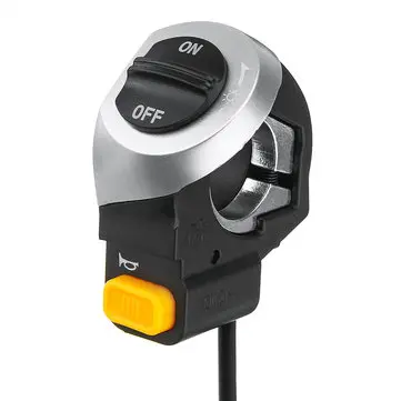 Wuxing Motocykl Ebike Elektrický Skútr Klikatelný Přepínač se Světlem ON-OFF Tlačítko Hrnec Tlačítko