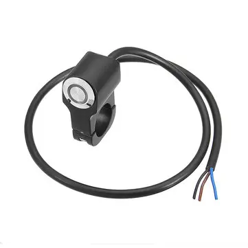 22mm Hliníková slitina motocyklu Motocyklu LED řídící přepínač s indikačním světlem