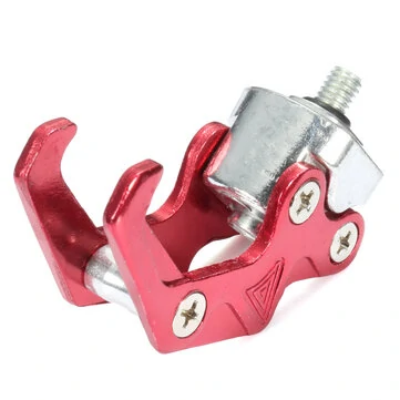 Držák tašky na helmu motocyklu Scooter CNC hliník Orobinec s háčkem