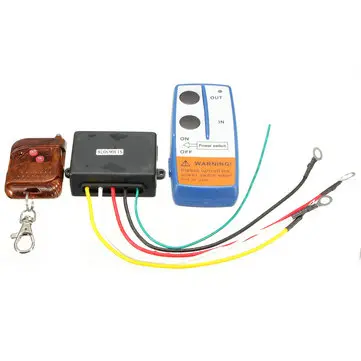 12V 75ft Naviják Bezdrátové Dálkové Ovládání Klíčový Řetězec Sada pro Tuff Věc